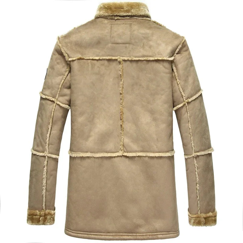 Mid-length Leather Jacket One Coat For Men - Which Mark