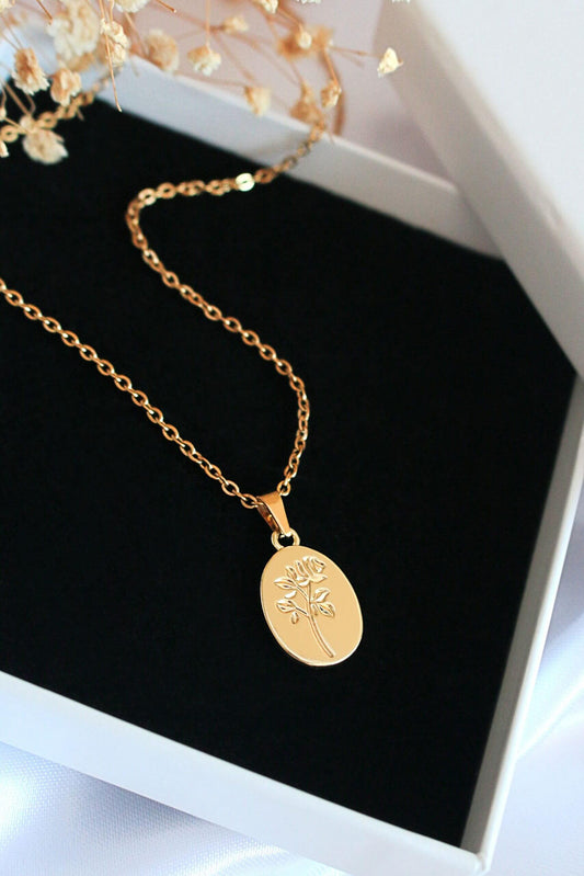 “Bouquet de Roses” 24K Classy Floral Necklace - Which Mark