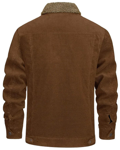 NordWool™ – Corduroy Lapel Plush Jacket for Men - Which Mark