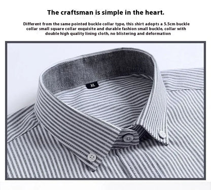 Men's Purified Cotton Long Sleeve DressShirt Anti-wrinkle Heartless - Which Mark