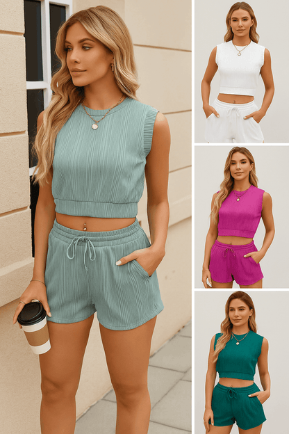 Wave Pattern Design Suit Set Women - Which Mark