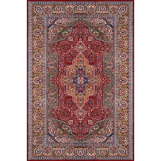 6×9 Feet Handmade Wool Carpet Royal Red Hand Knotted Indo-persian - Which Mark