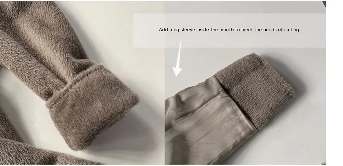 Solid Sail Sheep Camel Coat – Luxury & Warmth for Winter Elegance - Which Mark