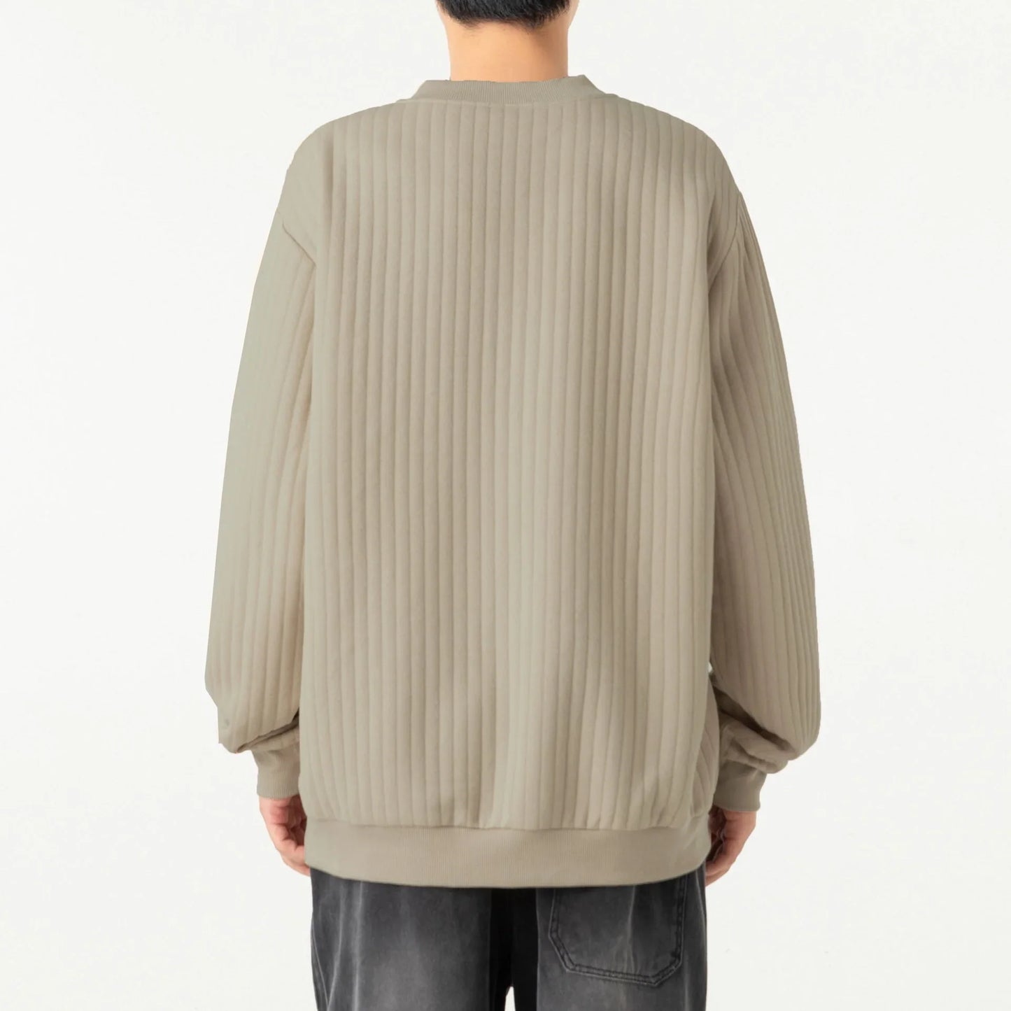 Men's Half-high Collar Button Sweater - Which Mark