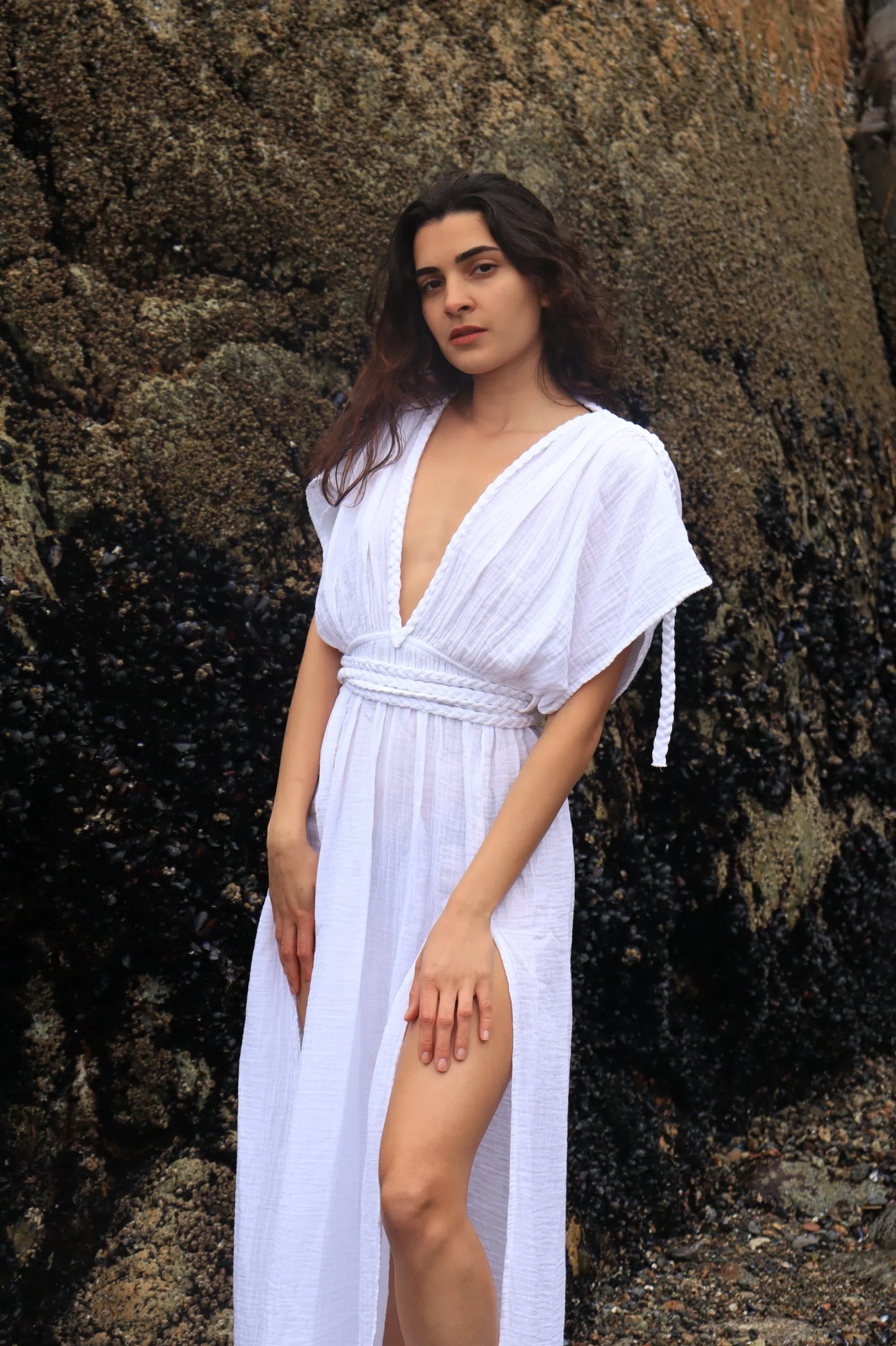 Boho Cotton Slit Summer Maxi Dress - Which Mark
