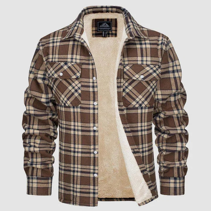 NordTrail™ – Fleece-Lined Lumberjack Shirt Jacket - Which Mark