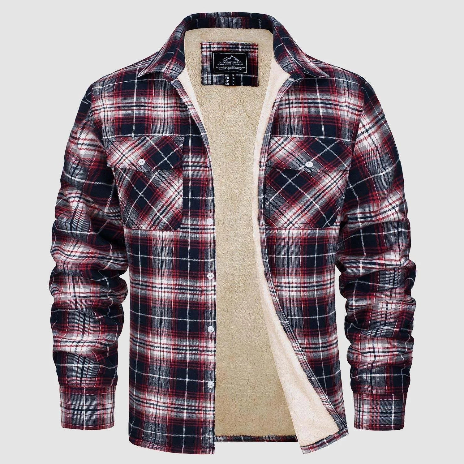 NordTrail™ – Fleece-Lined Lumberjack Shirt Jacket - Which Mark