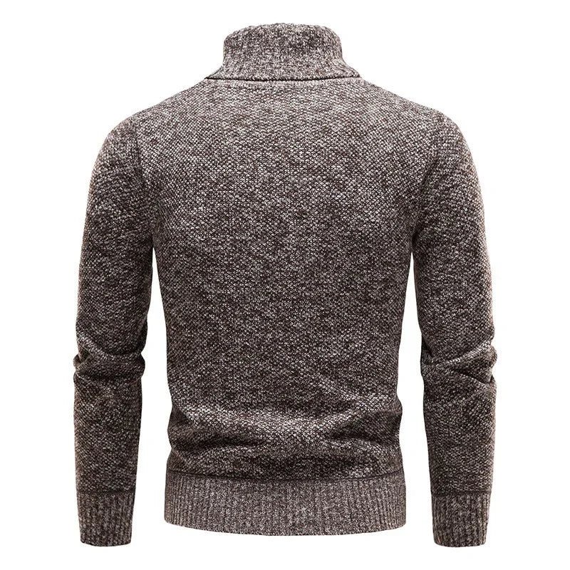 CoreLayer™ – Men’s Outer Turtleneck Knit Sweater - Which Mark