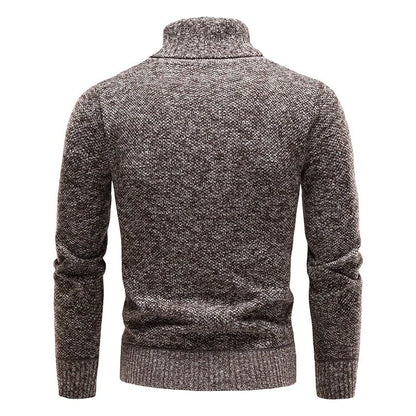CoreLayer™ – Men’s Outer Turtleneck Knit Sweater - Which Mark