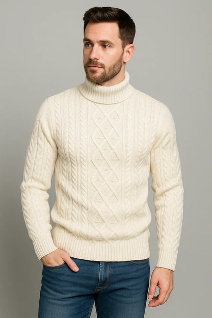 UrbanLayer™ – Solid Knit Crewneck for Men - Which Mark