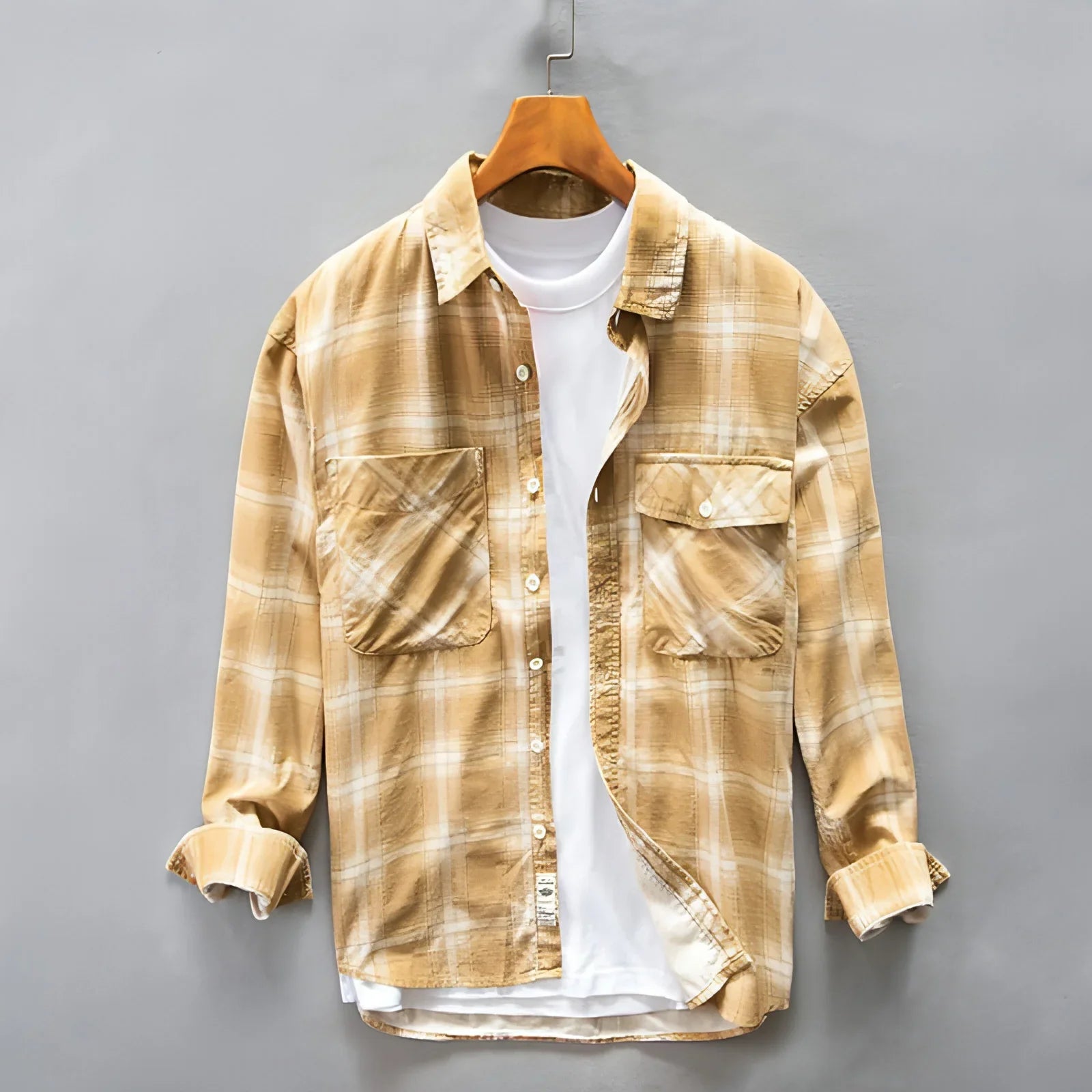 PlaidCraft™ – Pure Cotton Check Shirt for Men - Which Mark