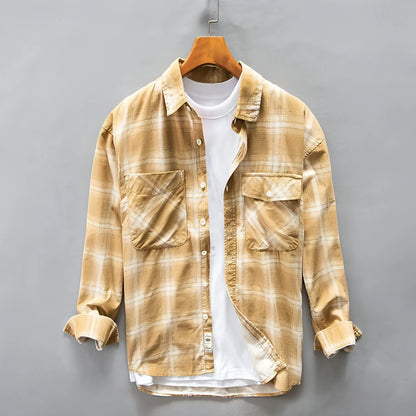 PlaidCraft™ – Pure Cotton Check Shirt for Men - Which Mark