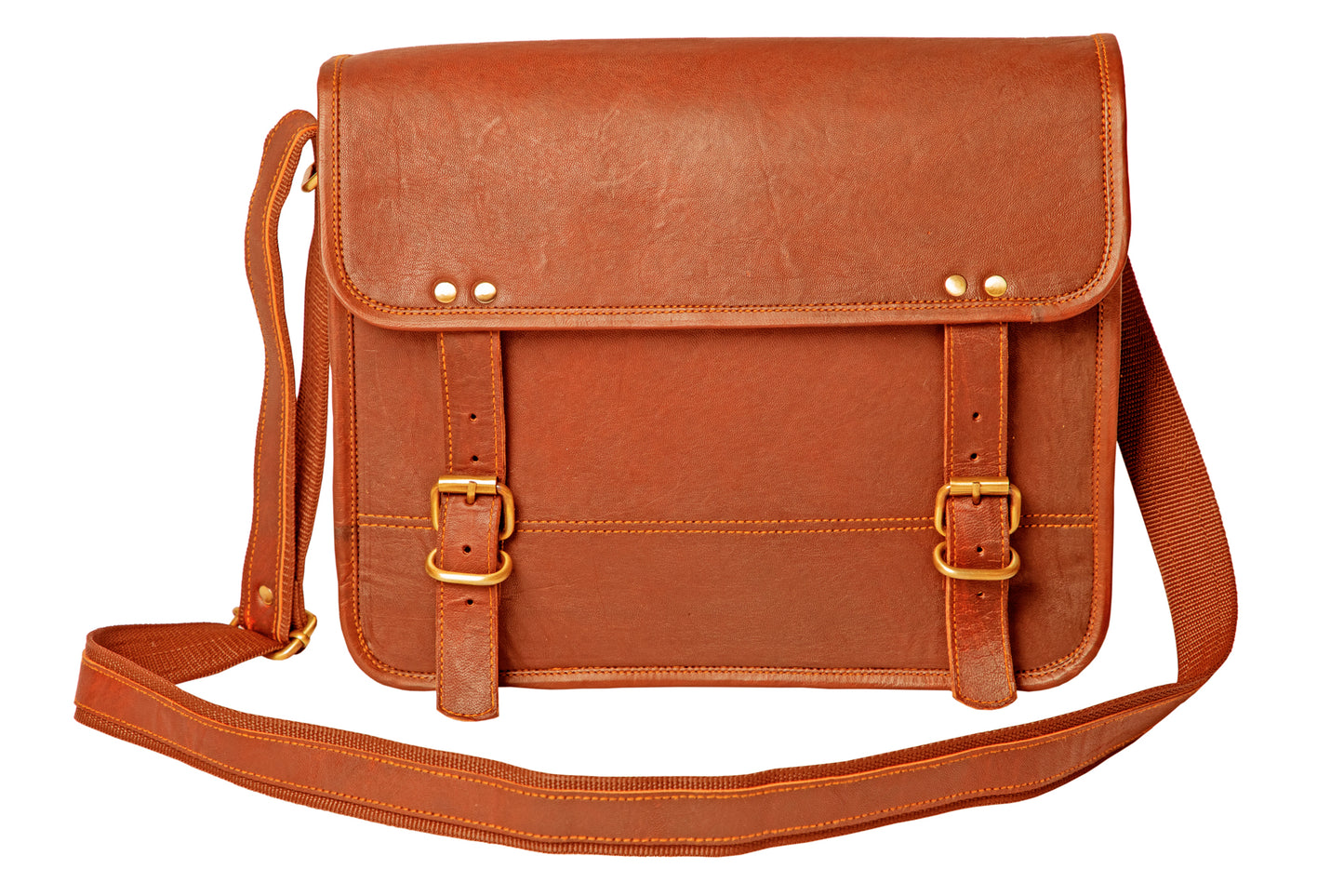 Combo Of 2 ,Leather Crossbody bag with Black Laptop bag.