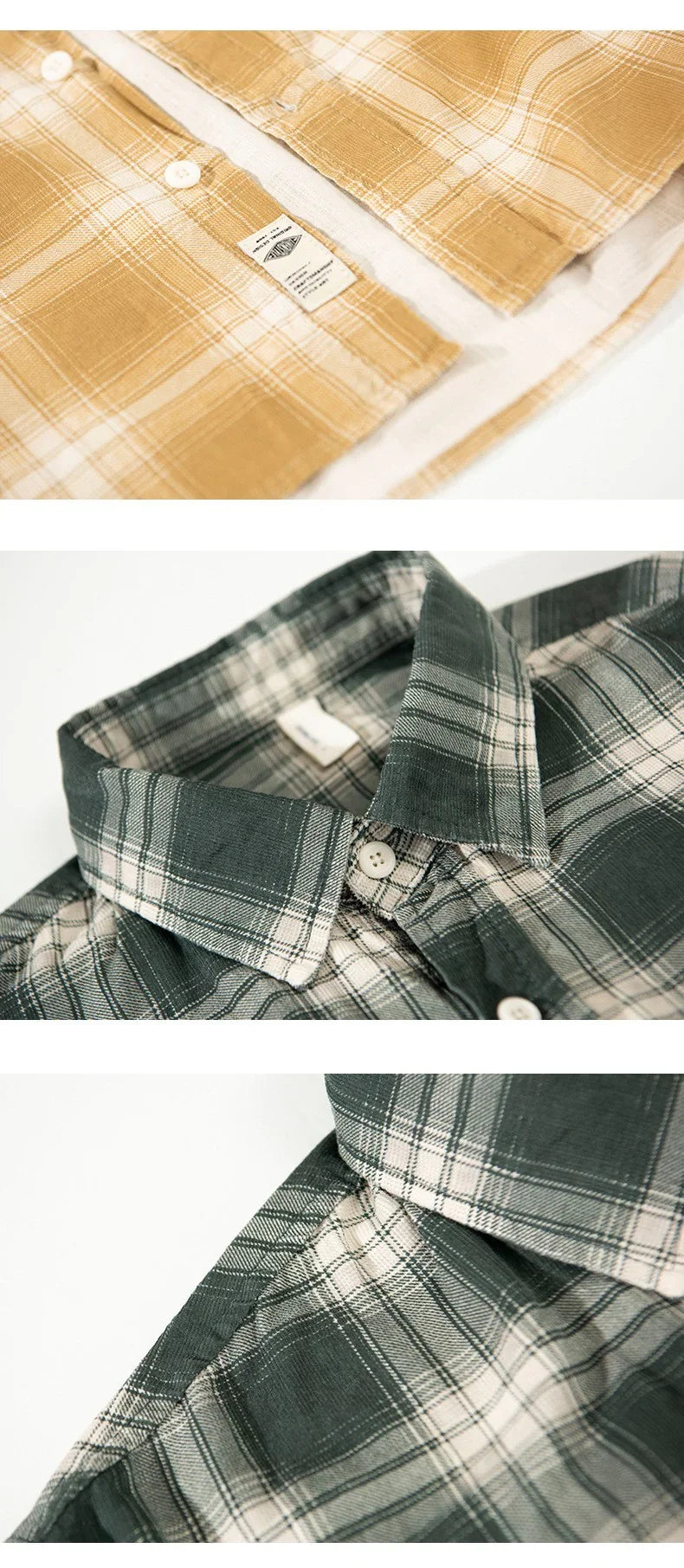 PlaidCraft™ – Pure Cotton Check Shirt for Men - Which Mark