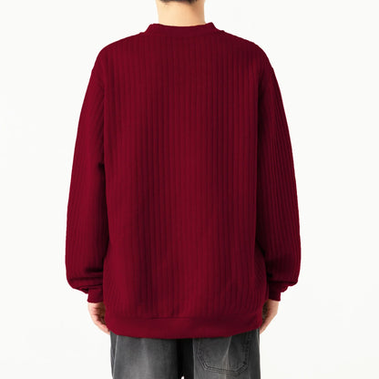 Men's Half-high Collar Button Sweater - Which Mark