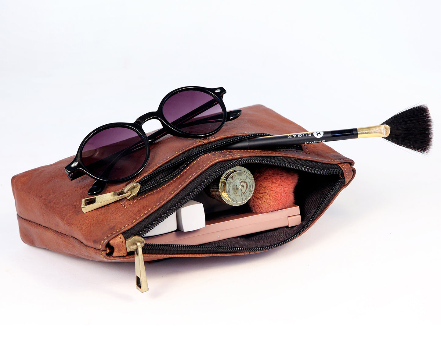 Small Brown Leather Purse , Perfect Gifts for Women