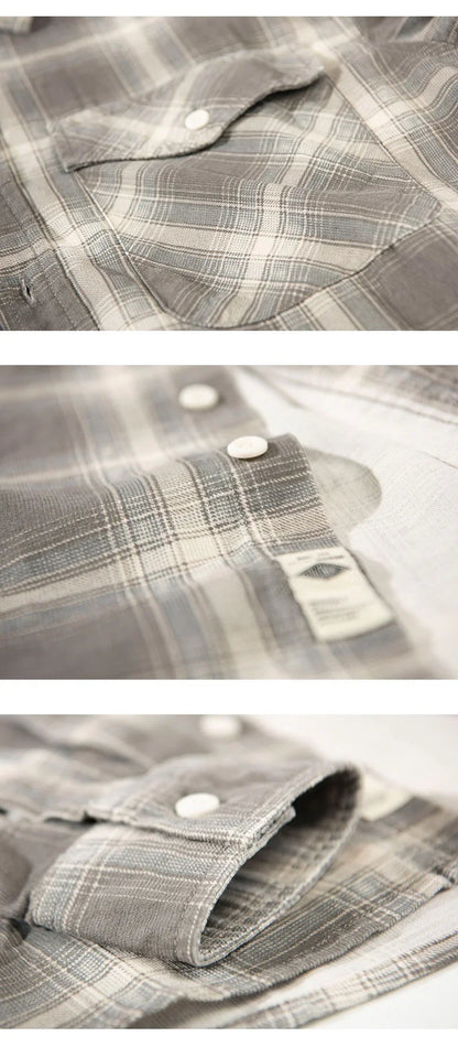 PlaidCraft™ – Pure Cotton Check Shirt for Men - Which Mark