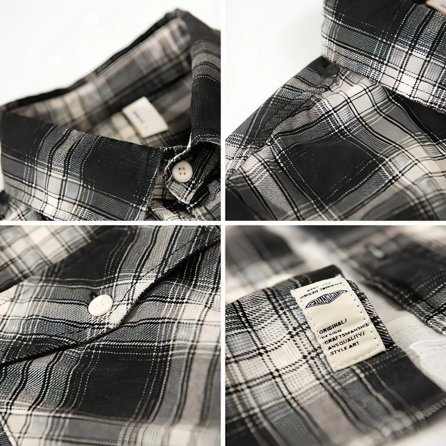 PlaidCraft™ – Pure Cotton Check Shirt for Men - Which Mark