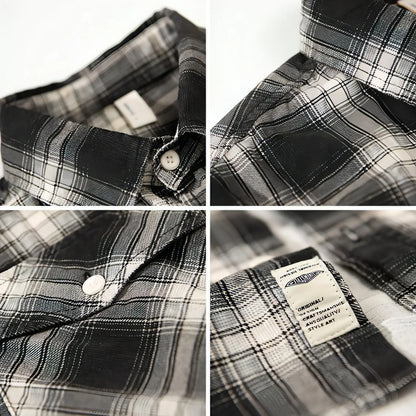 PlaidCraft™ – Pure Cotton Check Shirt for Men - Which Mark