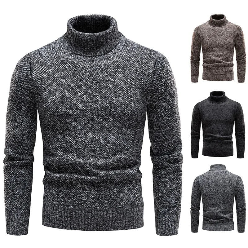 CoreLayer™ – Men’s Outer Turtleneck Knit Sweater - Which Mark