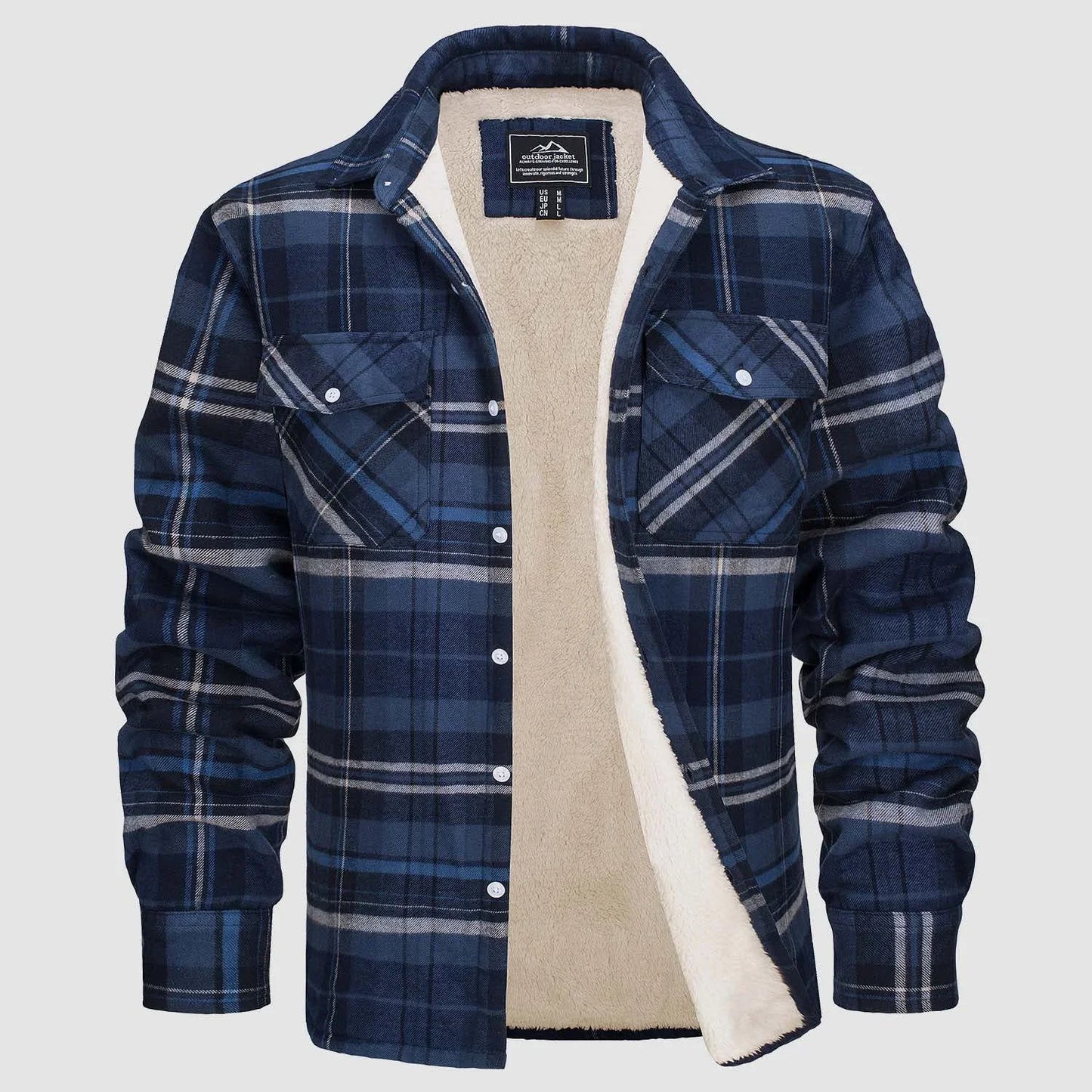 NordTrail™ – Fleece-Lined Lumberjack Shirt Jacket - Which Mark