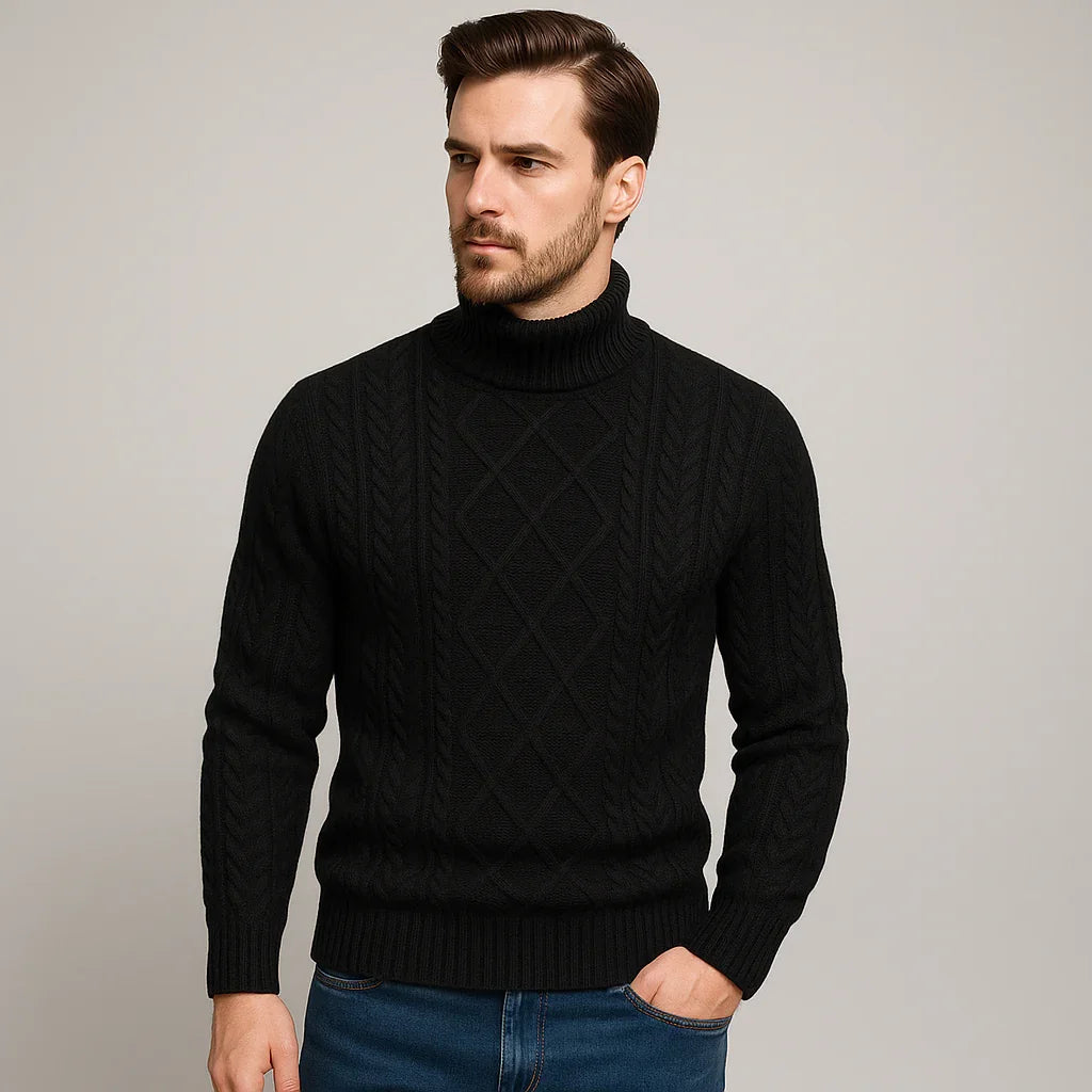 UrbanLayer™ – Solid Knit Crewneck for Men - Which Mark