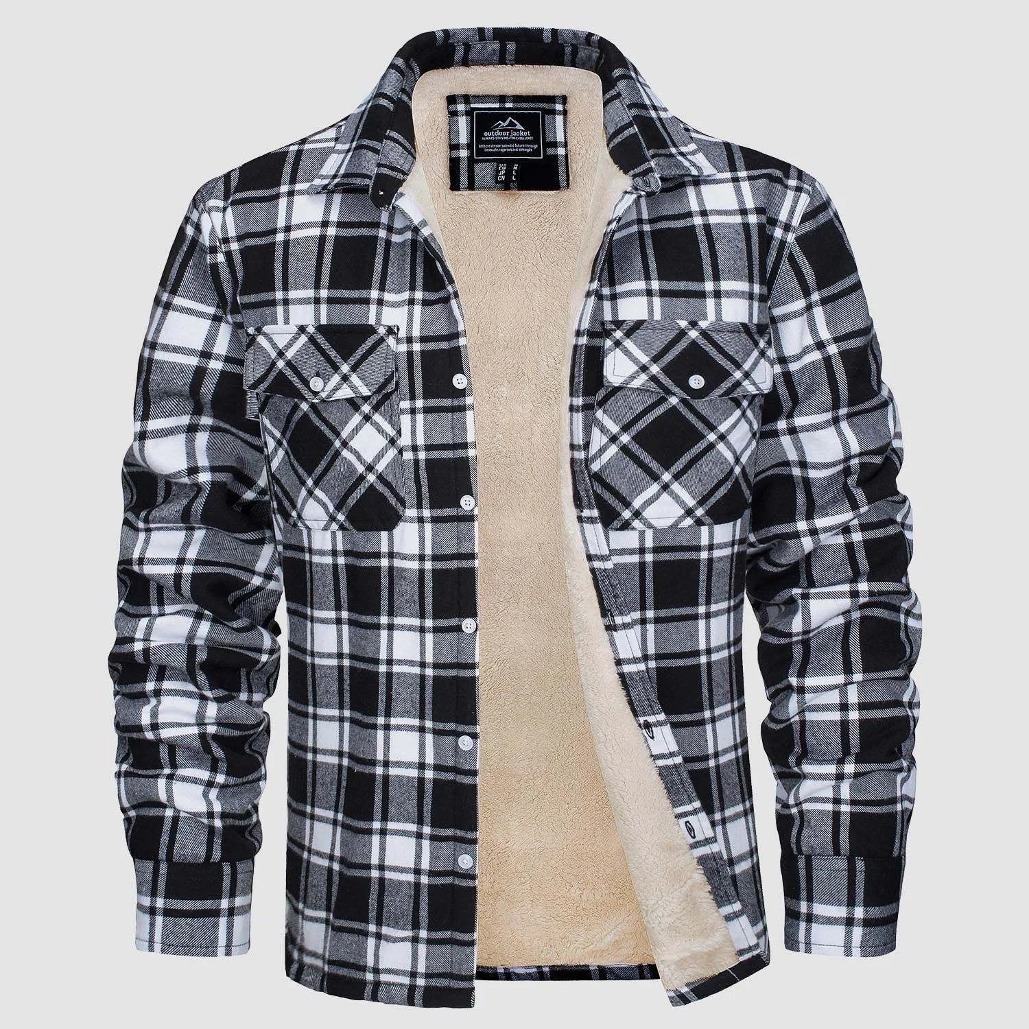 NordTrail™ – Fleece-Lined Lumberjack Shirt Jacket - Which Mark