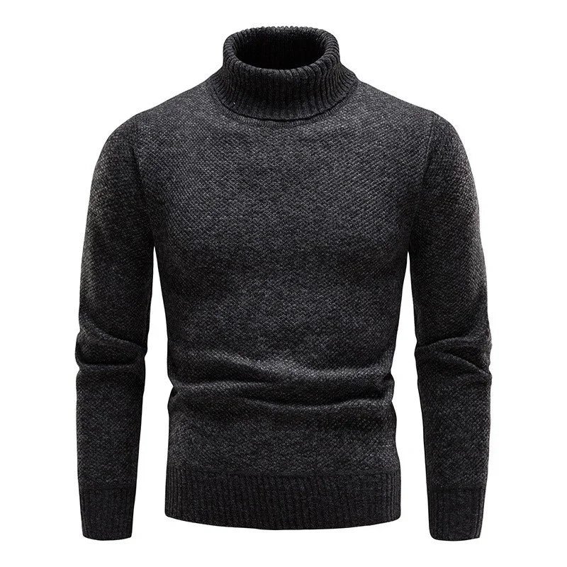 CoreLayer™ – Men’s Outer Turtleneck Knit Sweater - Which Mark