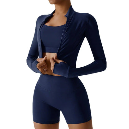 A1. Outdoor Sports Skinny Yoga Clothes Suit Nude Feel Women (Leggings) - Which Mark