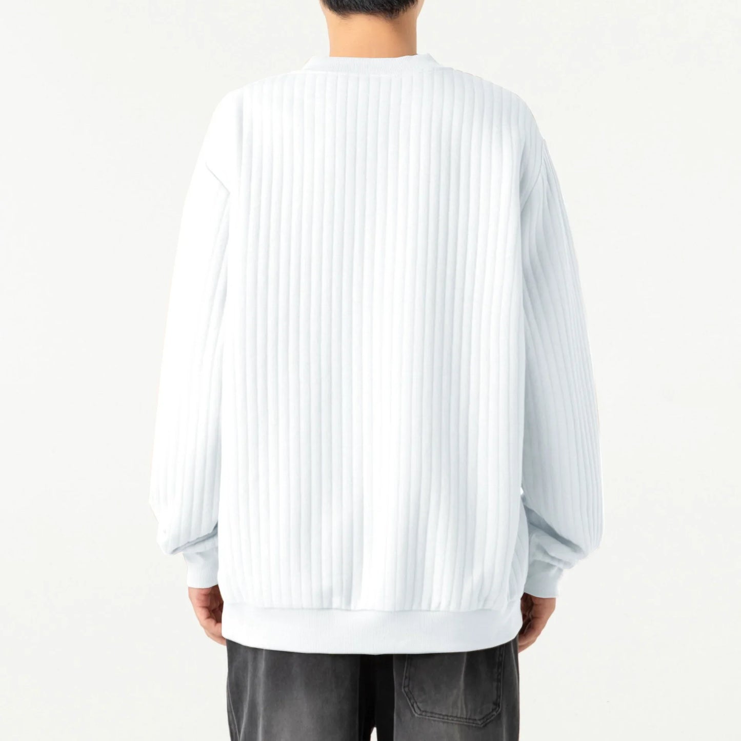 Men's Half-high Collar Button Sweater - Which Mark