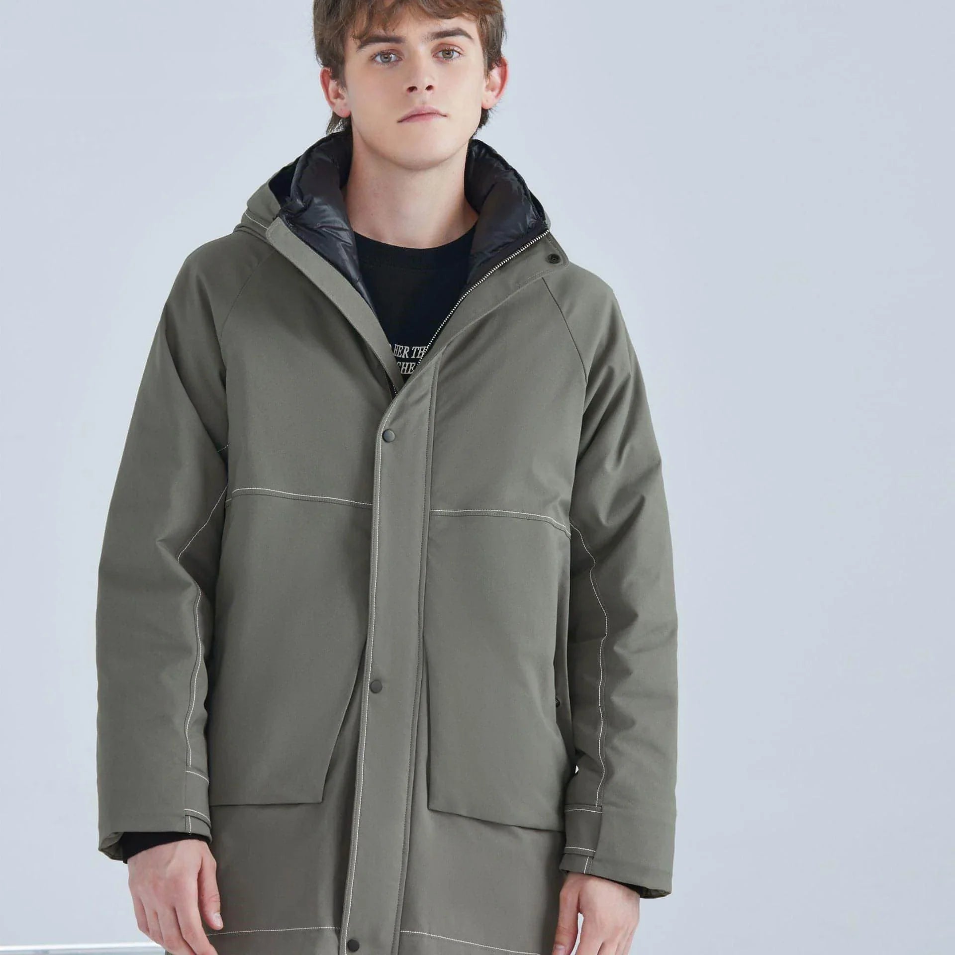 Winter Loose White Duck Down Quality Fashion Jacket Men - Which Mark