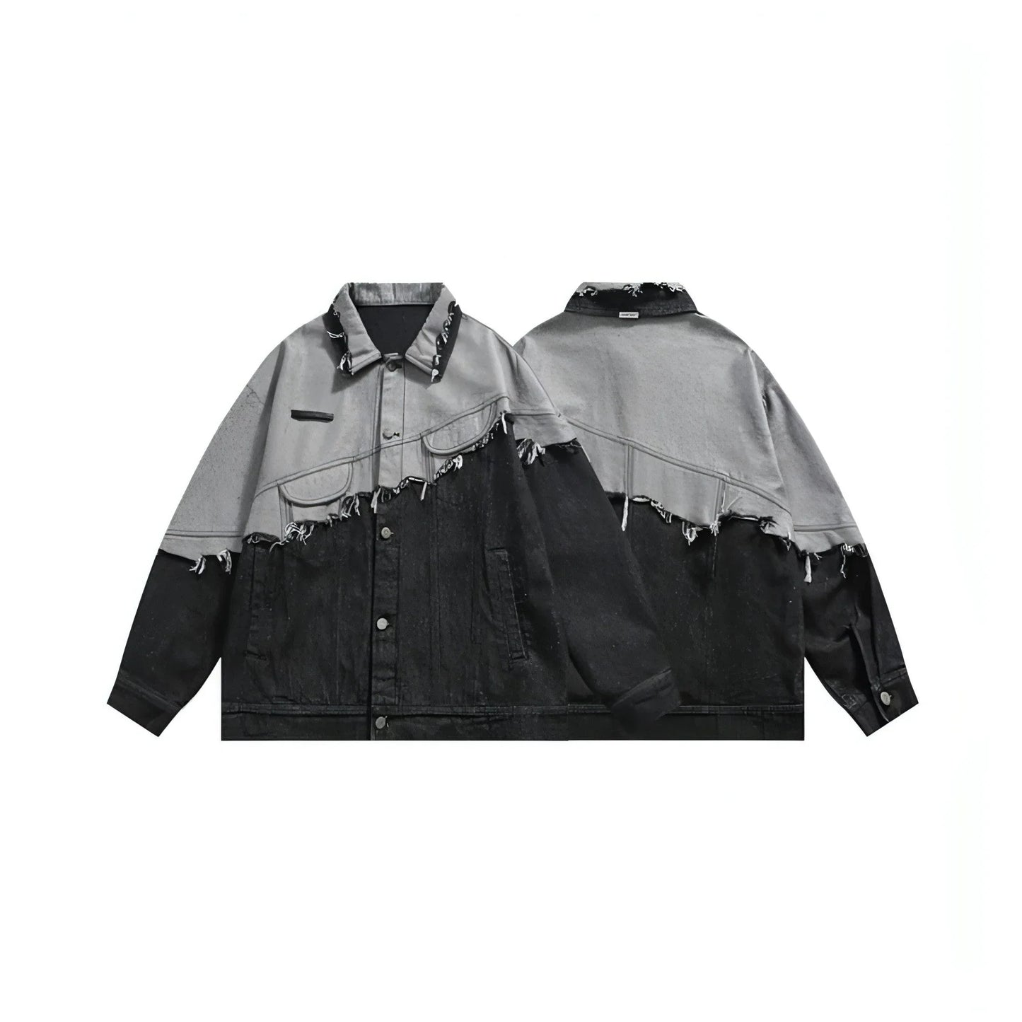 Lapel Denim Jacket For Men And Women - Which Mark