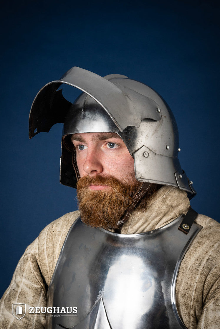 German Sallet Helmet 15th 1,6mm Polished - Which Mark