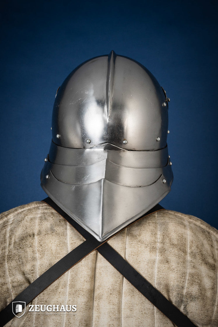German Sallet Helmet 15th 1,6mm Polished - Which Mark