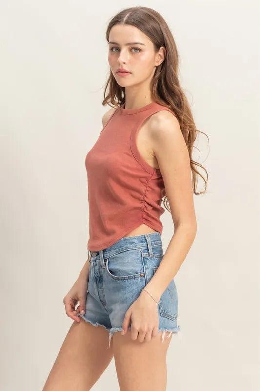 HYFVE Mineral Wash Rib Knit Tank - Which Mark