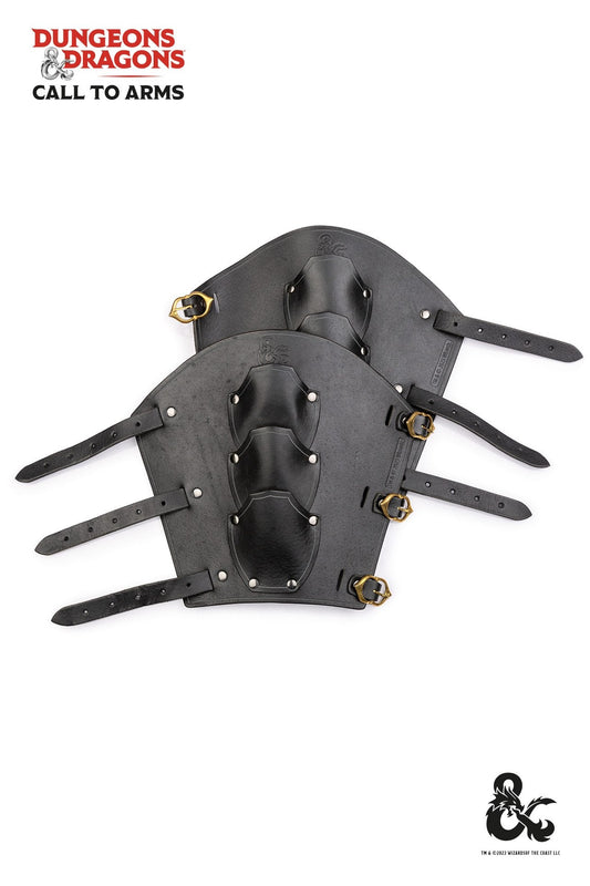 Dungeons & Dragons Fighter Leather Bracers Black - Which Mark