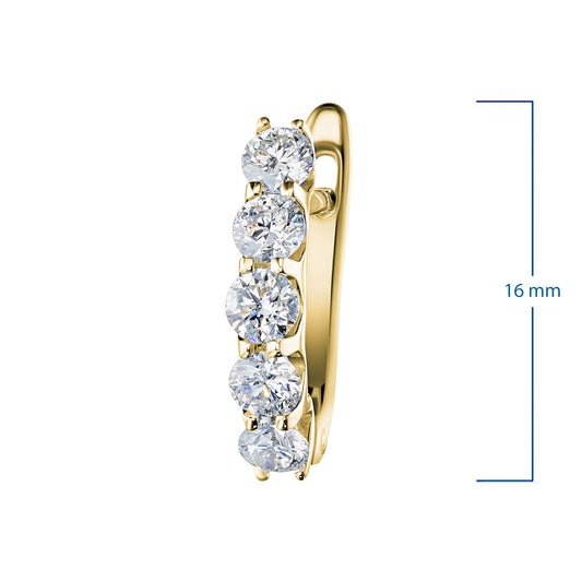 14K Yellow Gold Earrings - Which Mark