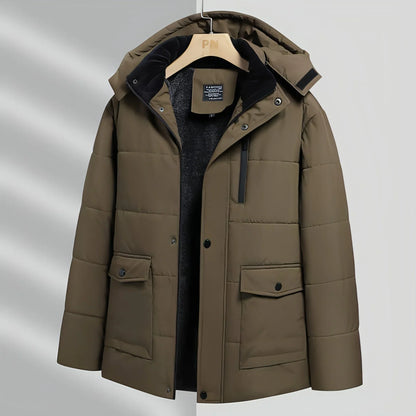 Winter Popular Middle-aged And Elderly Cotton Down Jacket Men - Which Mark