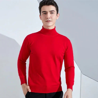 Turtleneck Sweater Men's Casual All-match Bottoming Shirt - Which Mark