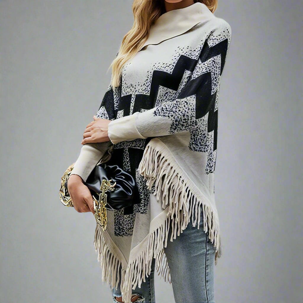 A.1 Ladies Casual Loose Knit Sweater Coat - Which Mark