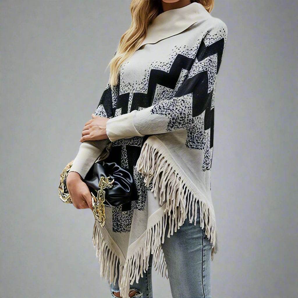 A.1 Ladies Casual Loose Knit Sweater Coat - Which Mark