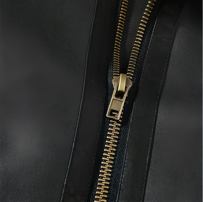 A.1 Plus Size Fleece-lined Thicker Fur Integrated Lapel Jacket Men - Which Mark