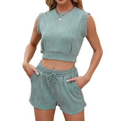 Wave Pattern Design Suit Set Women - Which Mark