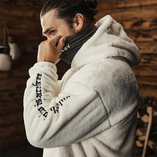 Risk - Men's Sweater Outdoor Keep Warm Pullover Hoodie - Which Mark
