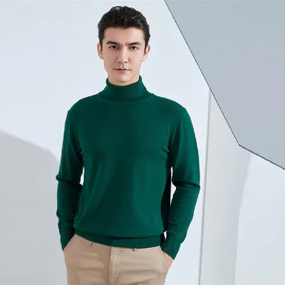 Turtleneck Sweater Men's Casual All-match Bottoming Shirt - Which Mark