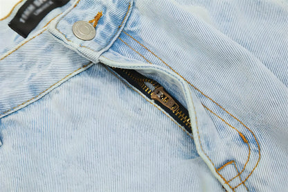 DenimDare™ Wash Light Color Cargo Jeans Men - Which Mark