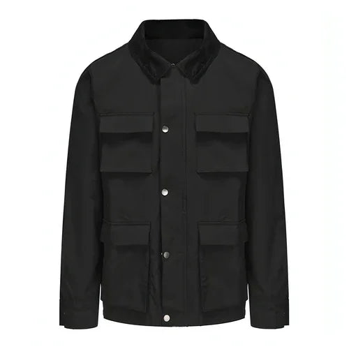 Fashion Solid Color Zipper Jacket Jacket Men - Which Mark