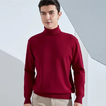 Turtleneck Sweater Men's Casual All-match Bottoming Shirt - Which Mark