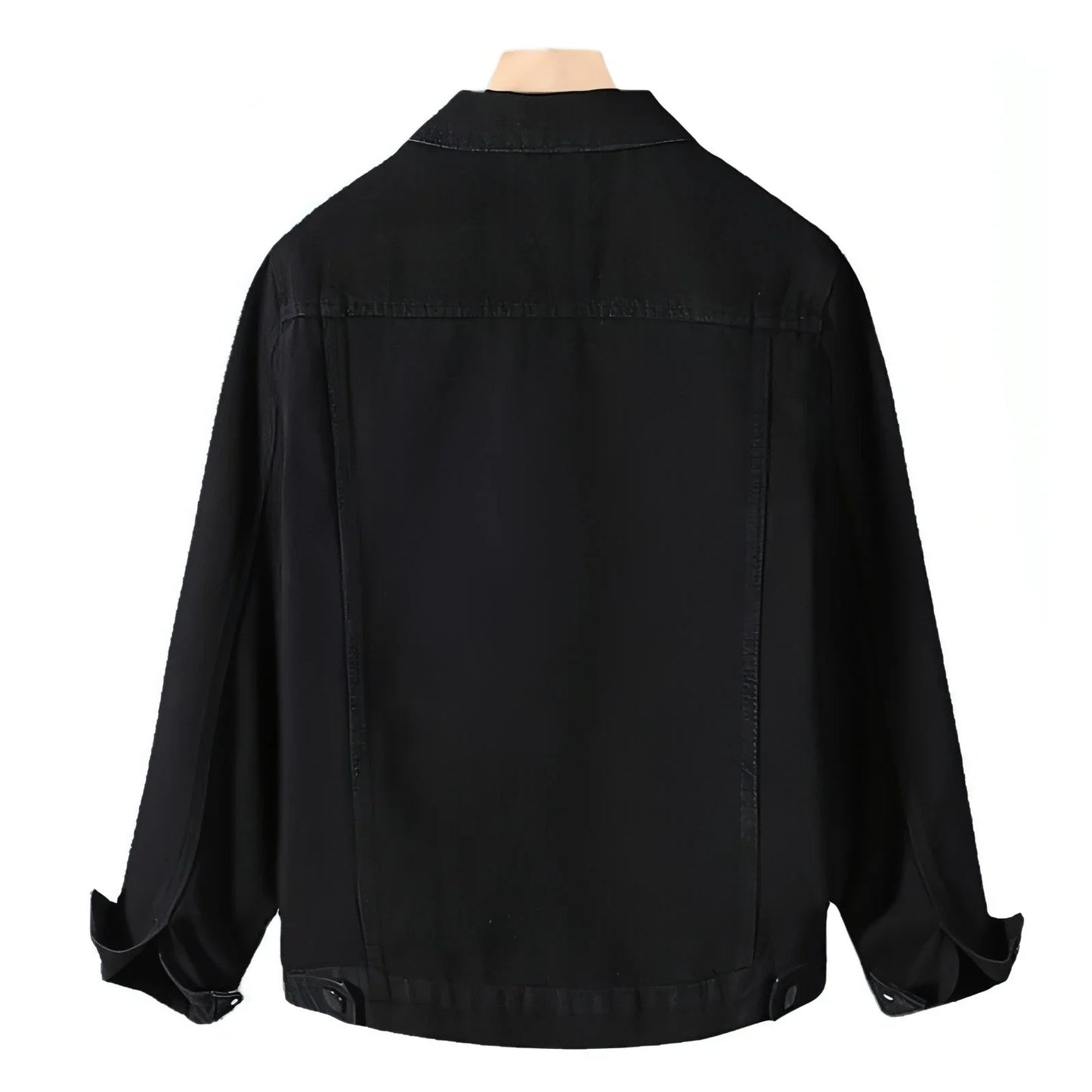 Men's Year Denim Clothes Black DressShirt - Which Mark