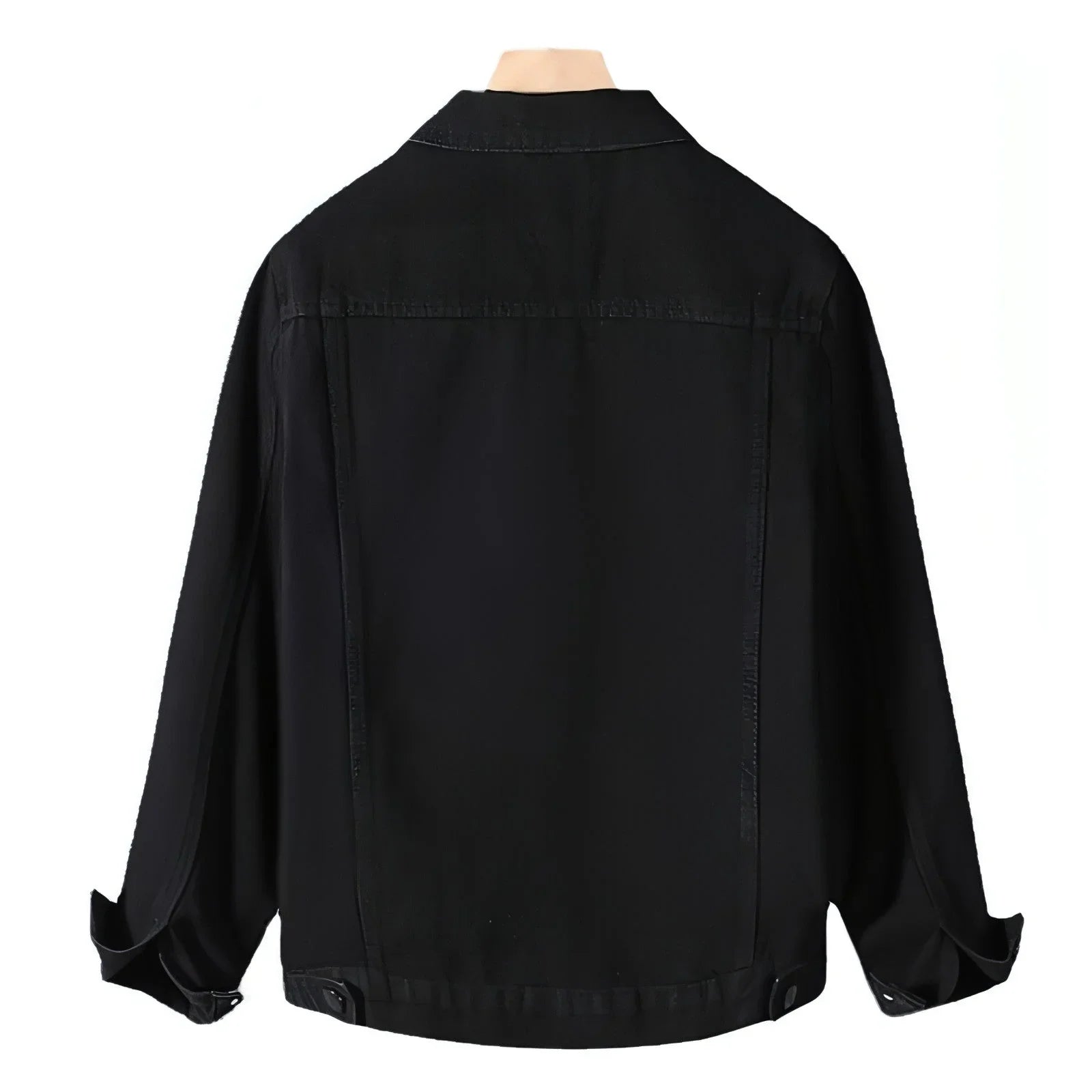 Men's Year Denim Clothes Black DressShirt - Which Mark